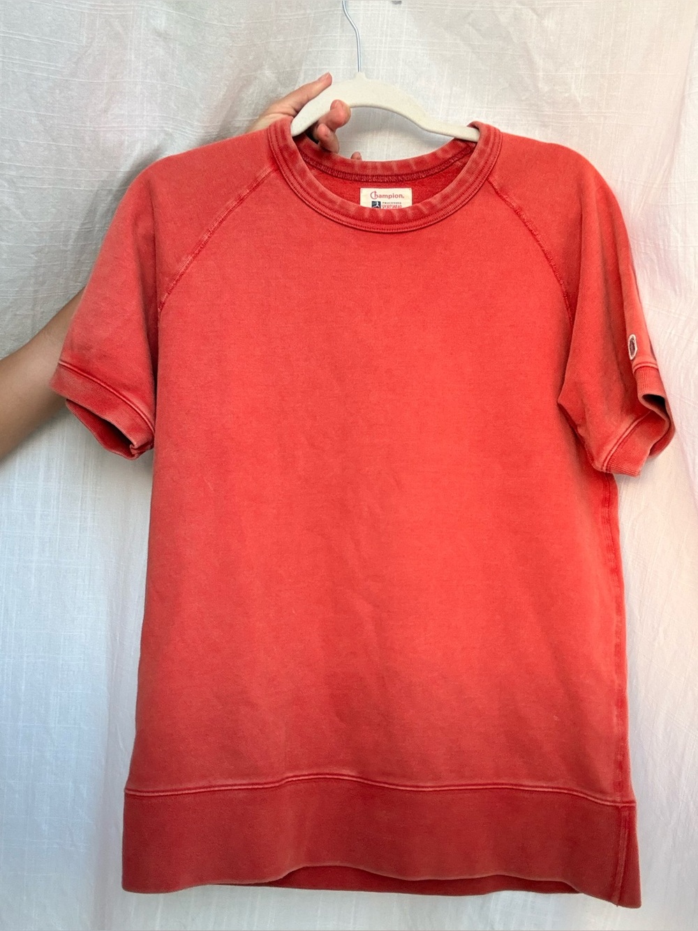 Todd Snyder x Champion Men’s Short-Sleeve Crewneck Shirt - Coral Red
